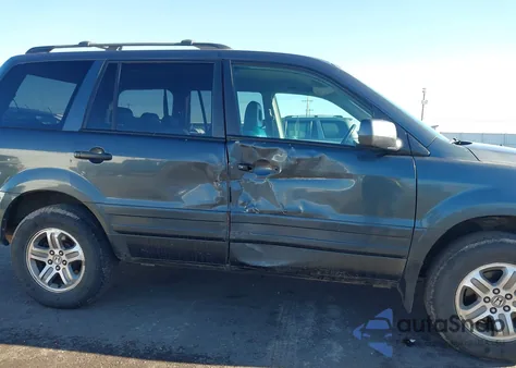 2003 Honda Pilot Ex-L from USA, damaged, VIN 2HKYF18503H584334